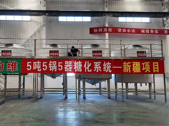 盐亭精酿啤酒设备厂—5吨精酿啤酒设备—新疆项目